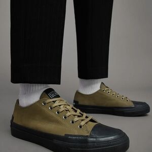 AllSaints Olive Green Sneakers